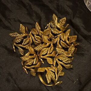 Gold Leaf Napkin Rings